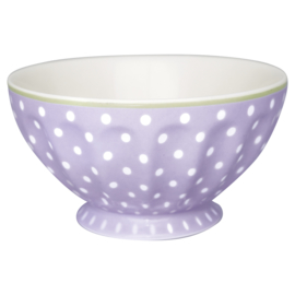 GreenGate French Bowl Extra Large Spot Lavender -stoneware-