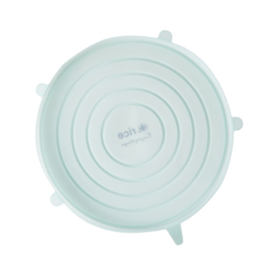 Rice Silicone Lid for Melamine Salad Bowl in Mint