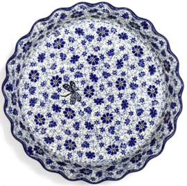 Bunzlau Pie Dish Wide Edge 1610 ml Ø 26 cm Dragonfly