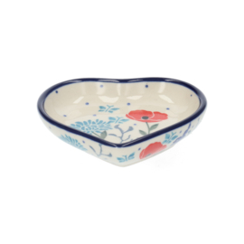 Bunzlau Teabag Dish Heart Flower Field -Limited Edition-