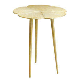 Rice Clover Aluminum Table - Gold