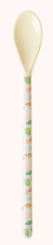 Rice Melamine Latte Spoon with 6 Assorted 'Choose Happy' Prints