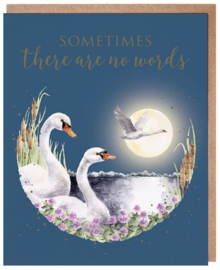 Wrendale Designs Card 'Swan Lake' Sympathy