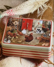Meander Blik - Farmyard Animals by Tracy Hall - Farmyard Hens
