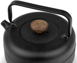 Bredemeijer Gietijzeren Theepot Henan -0,75 liter- Zwart