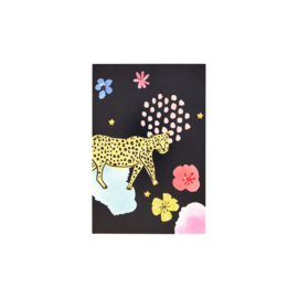 Rice Post Card Wild Leopard Print