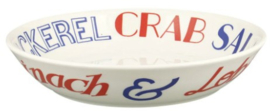 Emma Bridgewater Red & Blue Toast - Medium Pasta Bowl