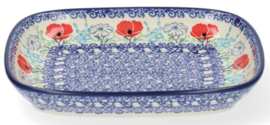 Bunzlau Tray Small 15 x 18,5 cm Poppy Garden -Limited Edition-