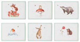 Wrendale Designs Placemats 'The Bee' - Set of 6 -small size-