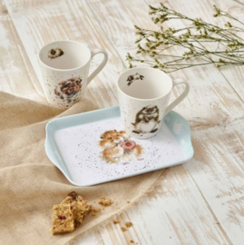 Wrendale Designs 'Diet Starts Tomorrow' Two Mug & Tray Set