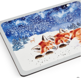 Wrendale Designs Placemats 'Winter Skies' Animal - Set of 4  -small size-