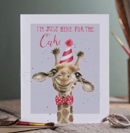 Wrendale Designs 'Here for the Cake' Birthday Card