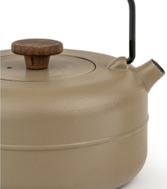 Bredemeijer Gietijzeren Theepot Henan -0,75 liter- Beige