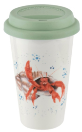 Wrendale Designs Travel Mug 'The Happy Crab'