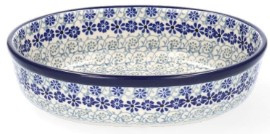 Bunzlau Oven Dish Oval 810 ml Blue Fountain