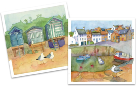 Emma Ball Mini Cards - Coastal Delights - set van 10 met envelop