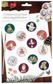 Wrendale Designs Stickers 'The Country Set Christmas' Country Animal