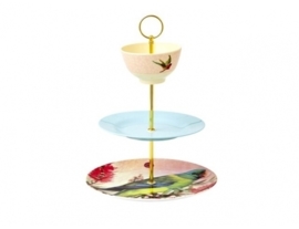 Rice 3 Tier Do It Yourself Cake Stand Rod in Gold -borden niet inbegrepen-