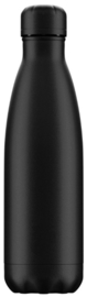 Chilly's Drink Bottle 500 ml All Black -zwarte dop-