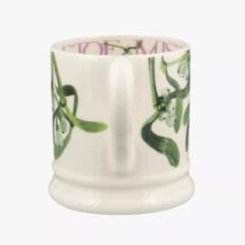Emma Bridgewater Flowers - Mistletoe 1/2 Pint Mug