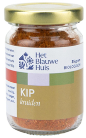 Het Blauwe Huis -Kip Kruiden bio- 35 gram *zonder zout*