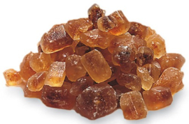 Bruine Kandijsuiker - Grote Klontjes - 250 gram