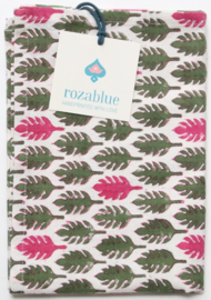 Rozablue Theedoek Curry Leaves green