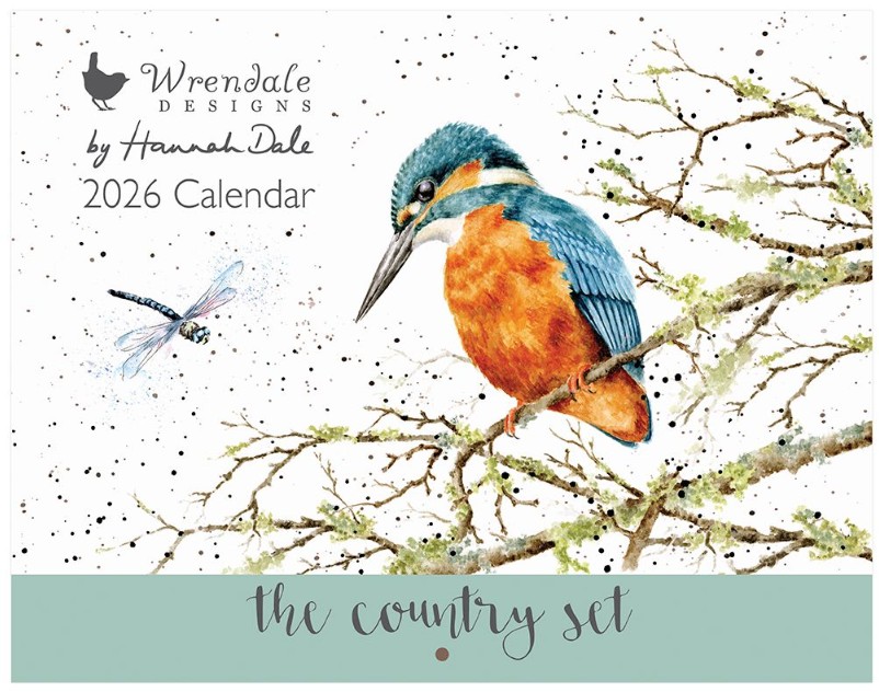 Wrendale Designs The Country Set Landscape Calendar 2026
