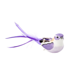 Rice Large Gift Wrapping Deco Bird with Clip - per stuk-