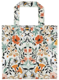 Ulster Weavers Small Biodegradable PVC Shopper Bag - Bee Bloom