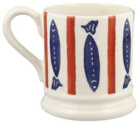Emma Bridgewater Seafood Stripe - 1/2 Pint Mug
