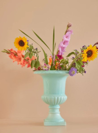 Rice Ceramic Flower Pot / Vase in Mint - Ø 32 cm - 40 cm hoog *b-keuze*