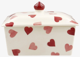 Emma Bridgewater Pink Hearts - Small Butter Dish *b-keuze*