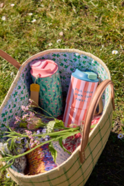 Rice Stainless Steel Thermo Cup - Green - Peacock Power Print