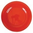 Rice Melamine Round Side Plate in Red