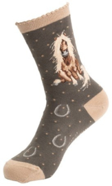Wrendale Designs Socks 'Gloria' Horse - Dames maat 37–41