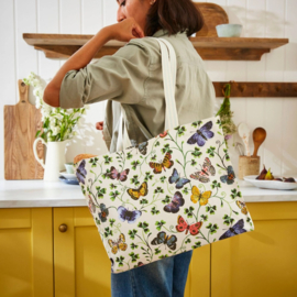 Ulster Weavers Canvas Shoulder Bag - Butterfly Grove