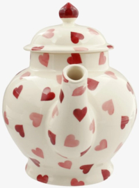 Emma Bridgewater Pink Hearts - 4 Mug Teapot