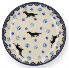 Bunzlau Teabag Dish Ø 10 cm - Dog -Limited Edition-