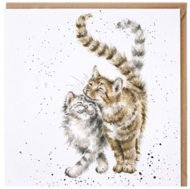 Wrendale Designs Card 'Feline Good'