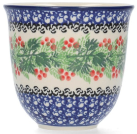 Bunzlau Tulip Mug 330 ml Holly Berry