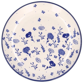 Bunzlau Plate Ø 23,5 cm - Flower Festival