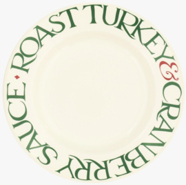 Emma Bridgewater Christmas Toast Roast Turkey 10 1/2 Inch Plate