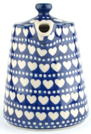 Bunzlau Teapot Straight 1000 ml Blue Valentine