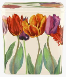 Emma Bridgewater Tulips Tall Wide Rectangular Storage Tin