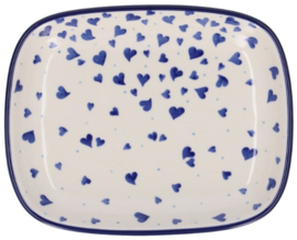 Bunzlau Tray Small 15 x 18,5 cm Hearts -Limited Edition-