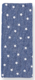 Bunzlau Table Runner White Stars 45 x 140 cm