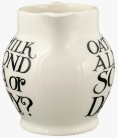 Emma Bridgewater Black Toast Soya Or Dairy 1/2 Pint Jug