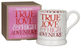 Emma Bridgewater Pink Toast True Love 1/2 Pint Mug Boxed