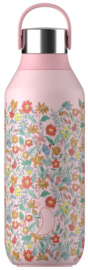 Chilly's Series 2 Drink Bottle 500 ml Liberty Summer Sprigs Blush